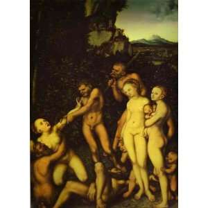 Hand Made Oil Reproduction   Lucas Cranach the Elder   32 x 44 inches 