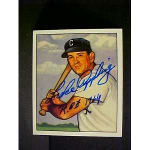 Luke Appling Chicago White Sox #37 1950 Bowman Reprint Signed Baseball 