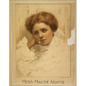  Poster Miss Maude Adams 1899