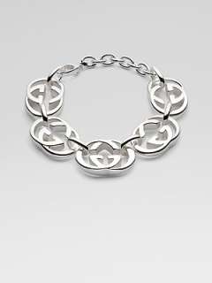 Gucci   Sterling Silver Link Bracelet    