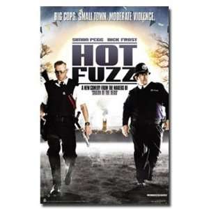   Hot Fuzz Movie (Simon Pegg & Nick Frost) Poster Print