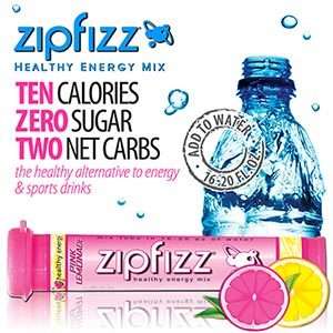 Zipfizz Pink Lemonade Healthy Energy Drink Mix   30 Tubes  