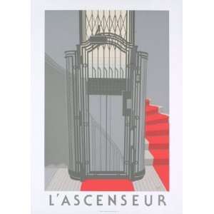 LAscenseur by Perry King, 26x36