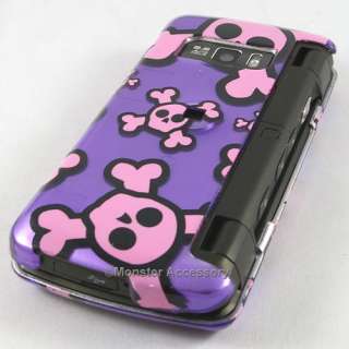 Pink Skulls Hard Case Snap On Cover LG enV Touch VX1100  