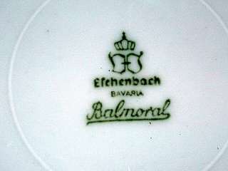   is for a Beautiful Antique Eschenbach Bavaria Germany BALMORAL Plate