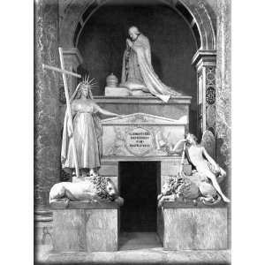  Tomb of Pope Clement XIII 12x16 Streched Canvas Art by 