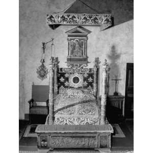  Bedroom of Pope Pius II in Palace Piccelomini Photographic 