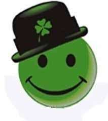 SMILEY FACE IRISH GREEN FUNNY T SHIRT HAPPY FACE YL 3X  