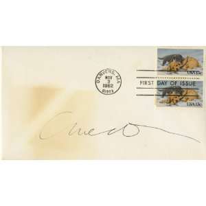 Richard Avedon Autographed Commemorative Philatelic Cover