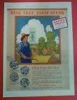 1928 Pine Tree Farm Seeds Ad ~ Ideal For Frame Hayfield