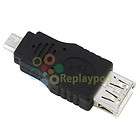 USB 2.0 A to Micro B Cable Adapter Female / Male For Samsung Epic 4g 