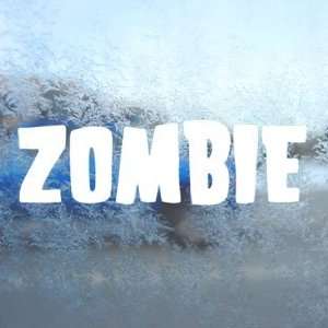 Rob Zombie White Decal Metal Band Car Window Laptop White Sticker