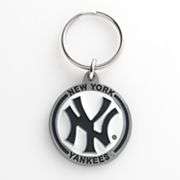 New York Yankees Silver Tone 3 D Key Chain