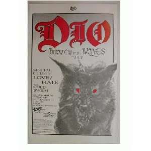  2 Ronnie James Dio Handbill Poster Rainbow Ex Everything 