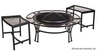 Steel Outdoor Fireplace Fire Pit Bowl Patio / Deck Set  