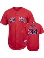 MLB Youth Boston Red Sox David Ortiz Scarlet Alternate Short Sleeve 6 