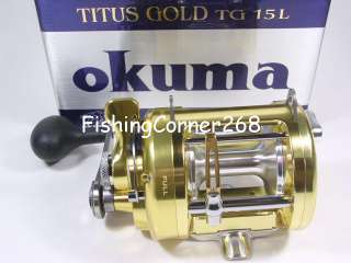Okuma Titus Gold TG 15L Trolling Fishing Reel TG15L  