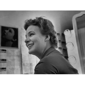  Shirley Booth Posing for Photographer in Her Dressing Room 