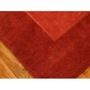  Veranda Contemporary Rug 6x9   Rust, Hand Tufted