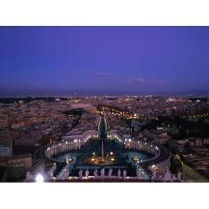  City from Dome of St. Peters Basilica (Basilica Di San 