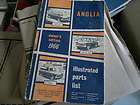 1966 Ford Anglia Saloon / Estate Car And Van Original Part List Book 