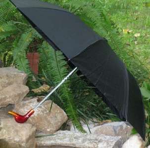 Black Auto Open Folding Duck Head Handle Umbrella DHP  