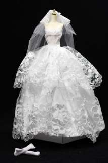 DW1115 BN Blue Wedding Dress Set for Barbie FR  