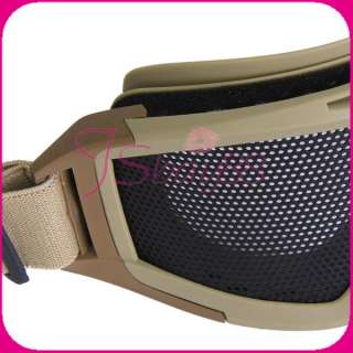   metal mesh airsoft cqb goggles great for outdoor games such as airsoft