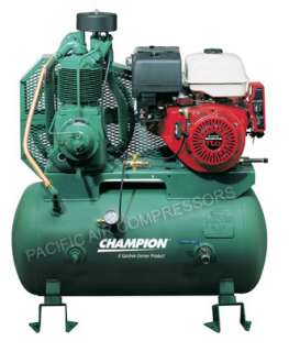   Stage 11HP HONDA GAS POWER AIR COMPRESSOR HGR5 3H Tank Mounted  