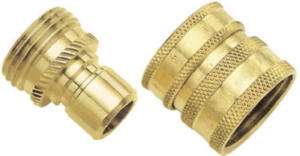 GILMOUR 09QCGT HEAVY DUTY BRASS HOSE QUICK CONNECTOR  
