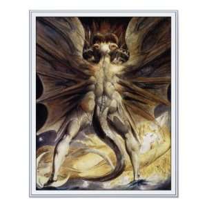 William Blake Poster Print Great Red Dragon