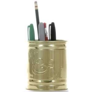   William & Mary Tribe Collegiate Solid Brass Pencil Holder Sports