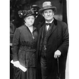 William Jennings Bryan, and His Wife, Mary Bryan, 1910s Photographic 