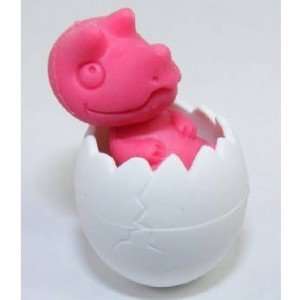  Fushia Dino Egg Eraser Toys & Games