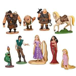    Deluxe Tangled Rapunzel Figurine Set    9 Pc. 
