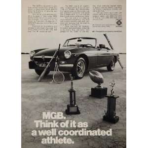   MG Convertible Trophy Equipment   Original Print Ad