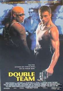 JEAN CLAUDE VAN DAMME DOUBLE TEAM POSTER DENNIS RODMAN  