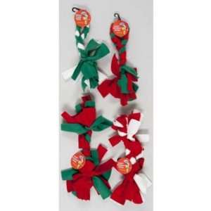    Braided Christmas Fleece Dog Toy Case Pack 90