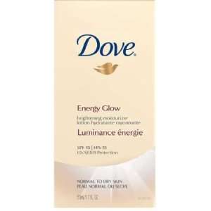 Dove Energy Glow Brightening Facial Moisturizer, SPF 15, Normal/Dry, 1 