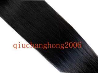 Best Quality26CLIP IN HUMAN HAIR EXTENSIONS,#1B,100g  