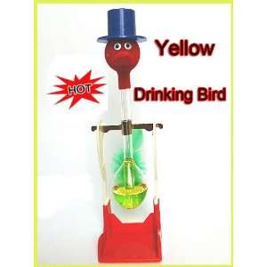    Novelty Glass Drinking Dipping Dippy Bird Toy Yellow Toys & Games