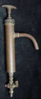 Antique Brass Copper Marine Hand Water Pump Steampunk Plumbing 