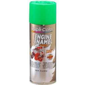 Dupli Color DE1641 Ceramic Grabber Lime Green Engine Paint   12 oz.