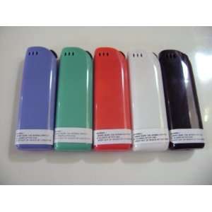 Set 5 Cigarette Lighters Flameless Wind Proof No Gas Required Battery 