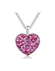 Effy Jewelers Balissima® Pink Sapphire & Ruby Heart Pendant in 