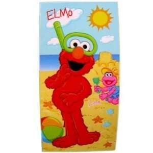  Sesame Street Towel   Elmo Wearing Goggle Toys & Games