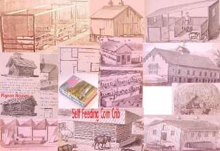 BARN SHED BOOK~BUILDING FARM SHEEP DAIRY GOAT PEN SILO POULTRY HOG 