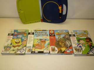 LeapFrog Leapad R/W System 9 Book with Cartridges & mic  