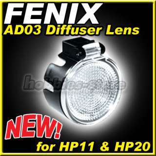 Fenix AD03 Headlight Headlamp Diffuser Lens HP20 HP11  