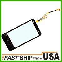 Sprint HTC Evo Shift Front Panel Touch Glass Digitizer Screen Lens 